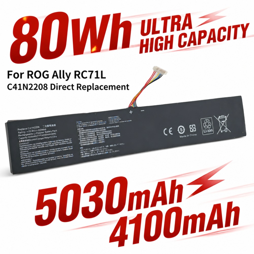 Gaming Accessories Asus - Bateria de Alta Capacidade 80Wh 5030mAh