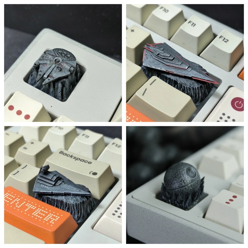 Gaming Accessories To 3D Print - Tecla Artesanal Original de Resina Impressa