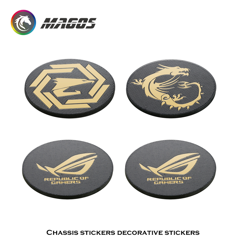 Gaming Accessories Room - Adesivo de metal para ventilador de