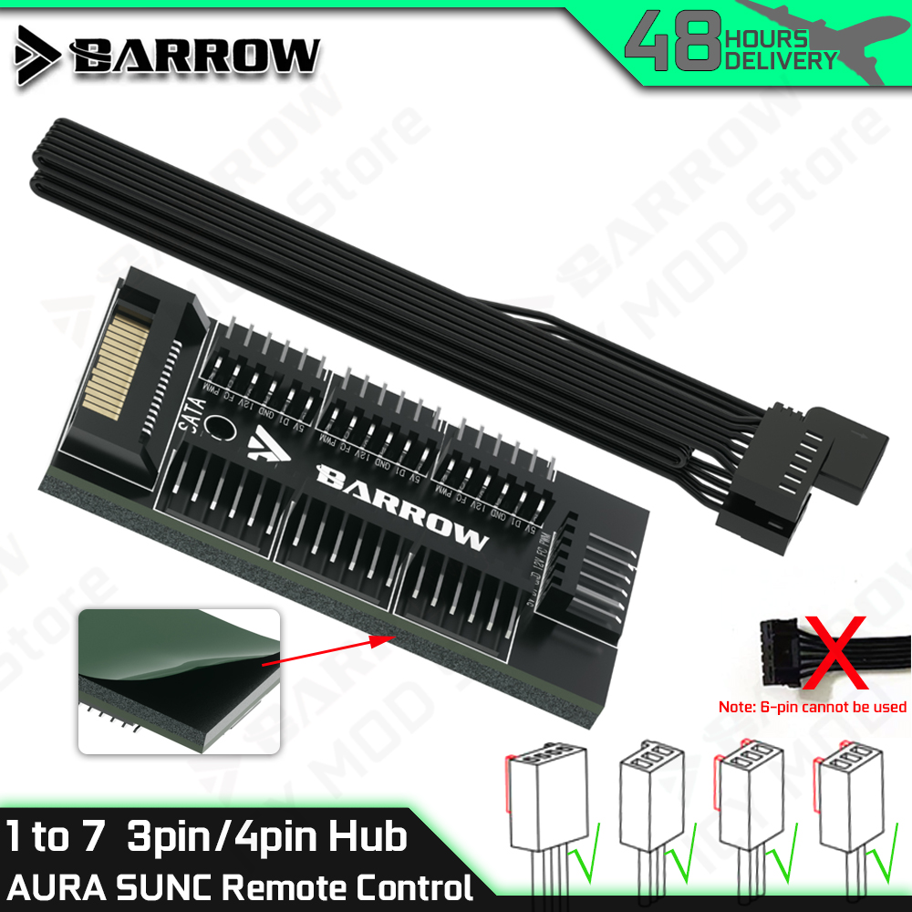 Fan Hub Rgb Controller - Carrinho de mão controladores de ventilador
