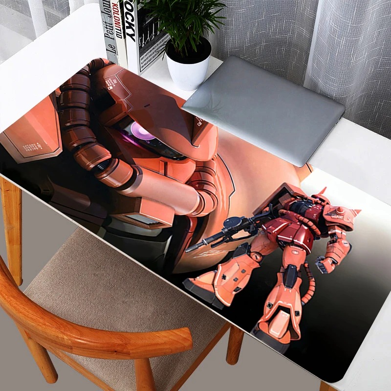 Gaming Accessories Computer - 90x40cm gundam zaku ii mouse pad