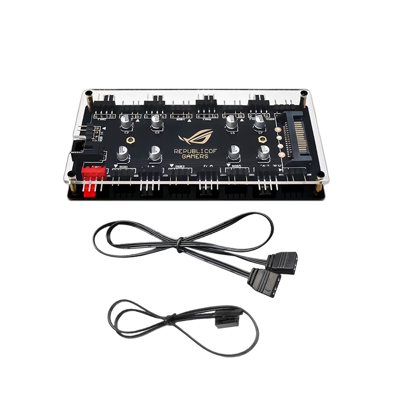 Fan Hub Rgb Controller - Hub de Ventiladores ARGB PWM de