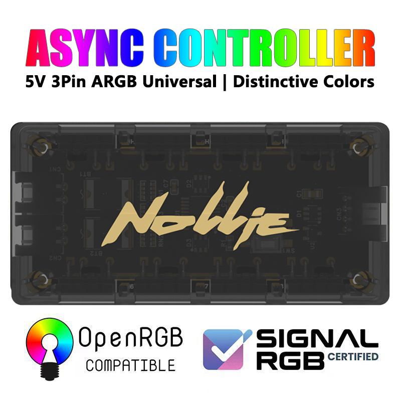 Fan Hub Rgb Controller - Nollie signalrgb openrgb universal 5v 3pin