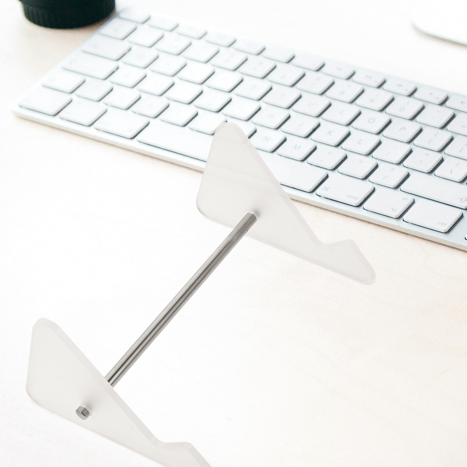 Gaming Accessories For Gaming Desk - Suporte de Teclado em Acrílico Transparente