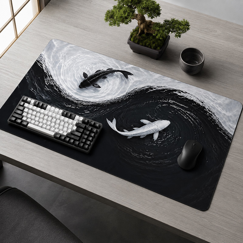 Gaming Accessories White - Mouse Pad Gamer XL Grande Preto