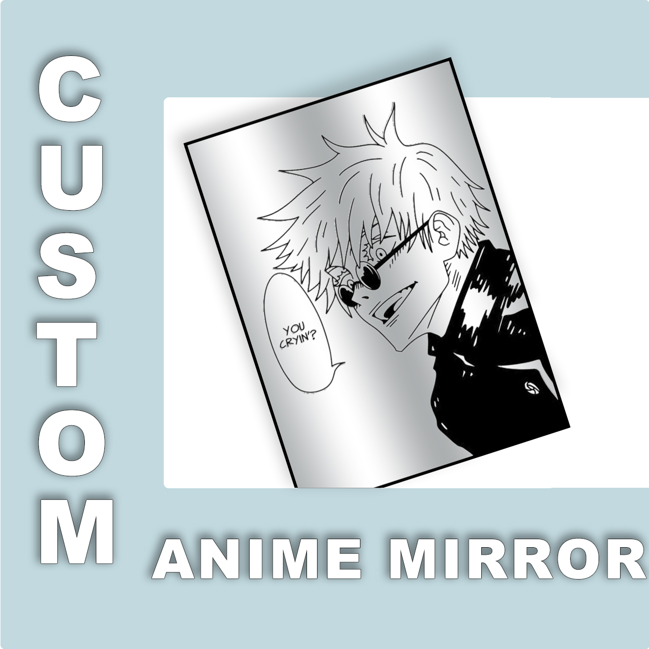 Espelho de Anime Personalizado - Gaming Accessories Room avaliação e preço