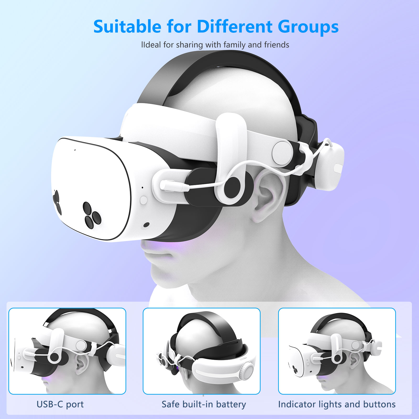 Para Headset VR Quest3S: Acess - Gaming Accessories Headset avaliação e preço