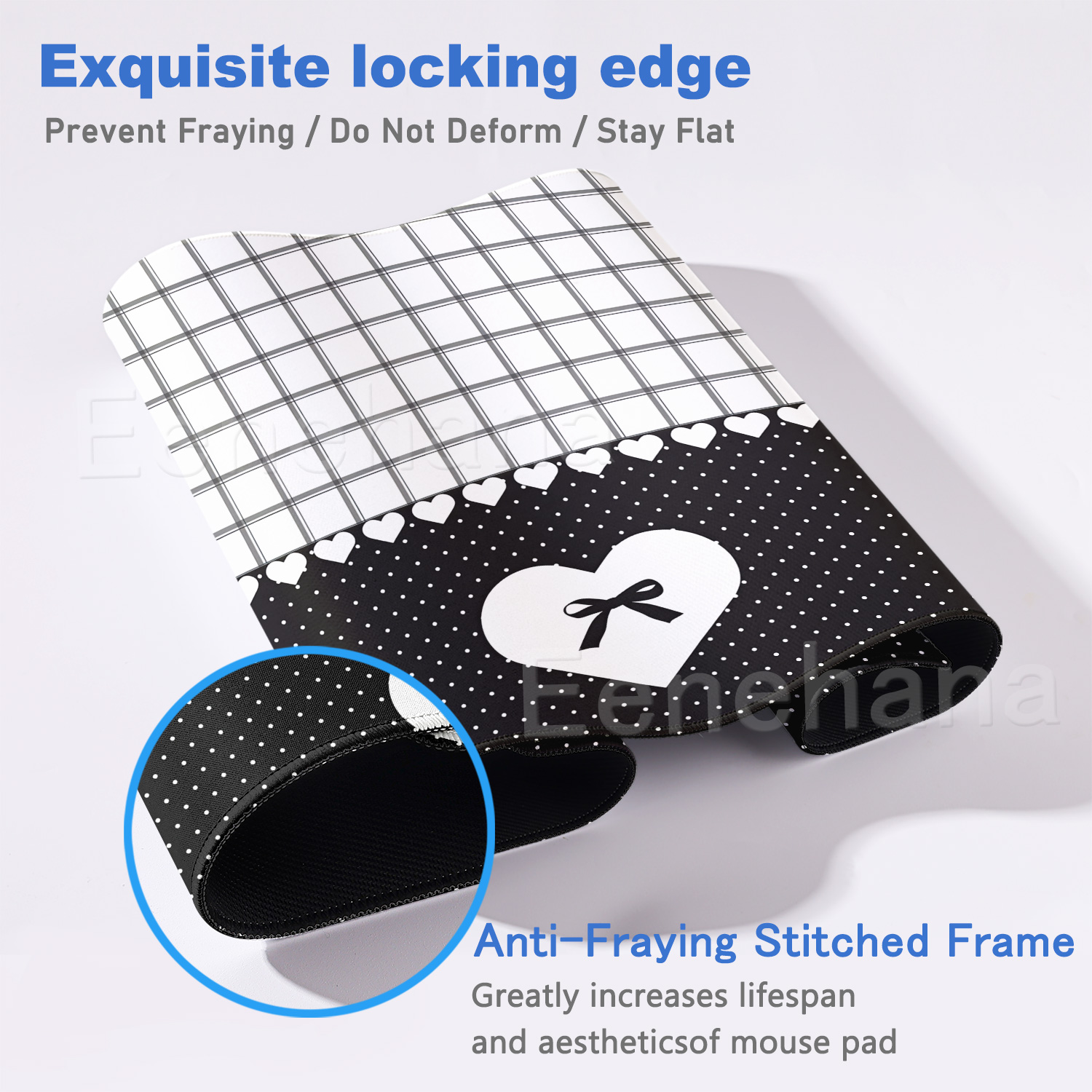 Mouse Pad Grande para Jogos, E - Gaming Accessories White avaliação e preço