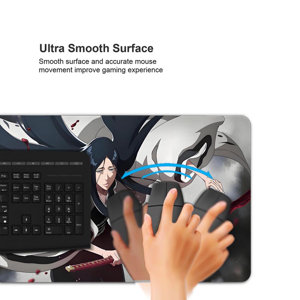 Grande mouse pad preto branco  - Gaming Accessories White avaliação e preço
