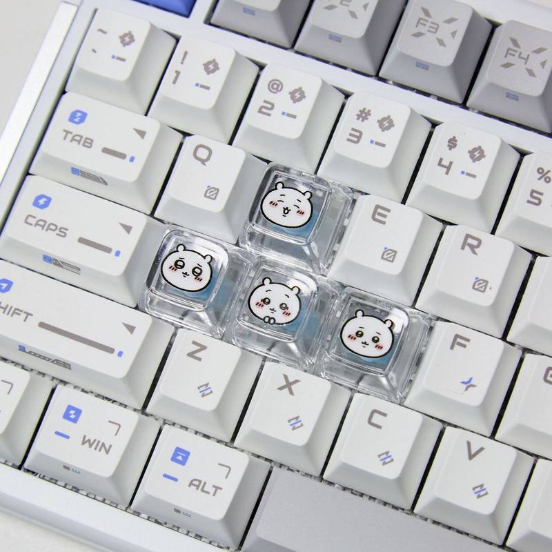 Chiikawa 4 peças de teclas per - Gaming Accessories Room avaliação e preço