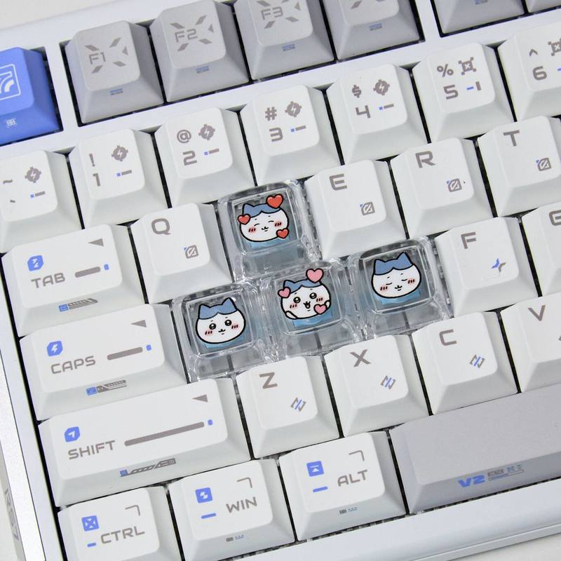 Chiikawa 4 peças de teclas per - Gaming Accessories Room avaliação e preço