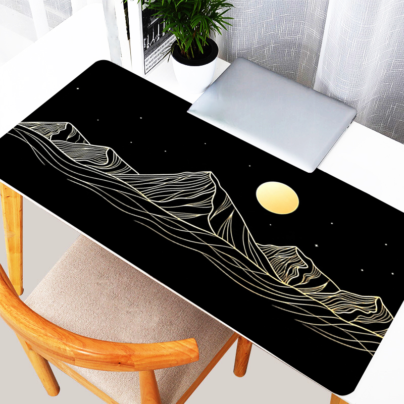 Mouse pad com linhas artística - Gaming Accessories White avaliação e preço