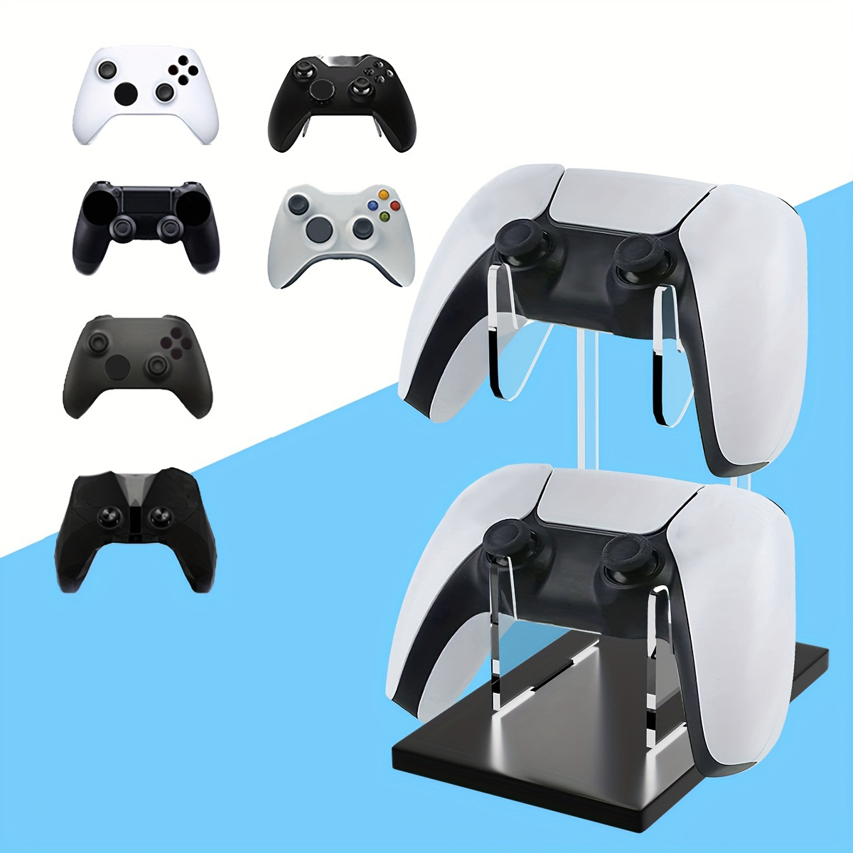 Suporte do controlador do jogo - Gaming Accessories White avaliação e preço