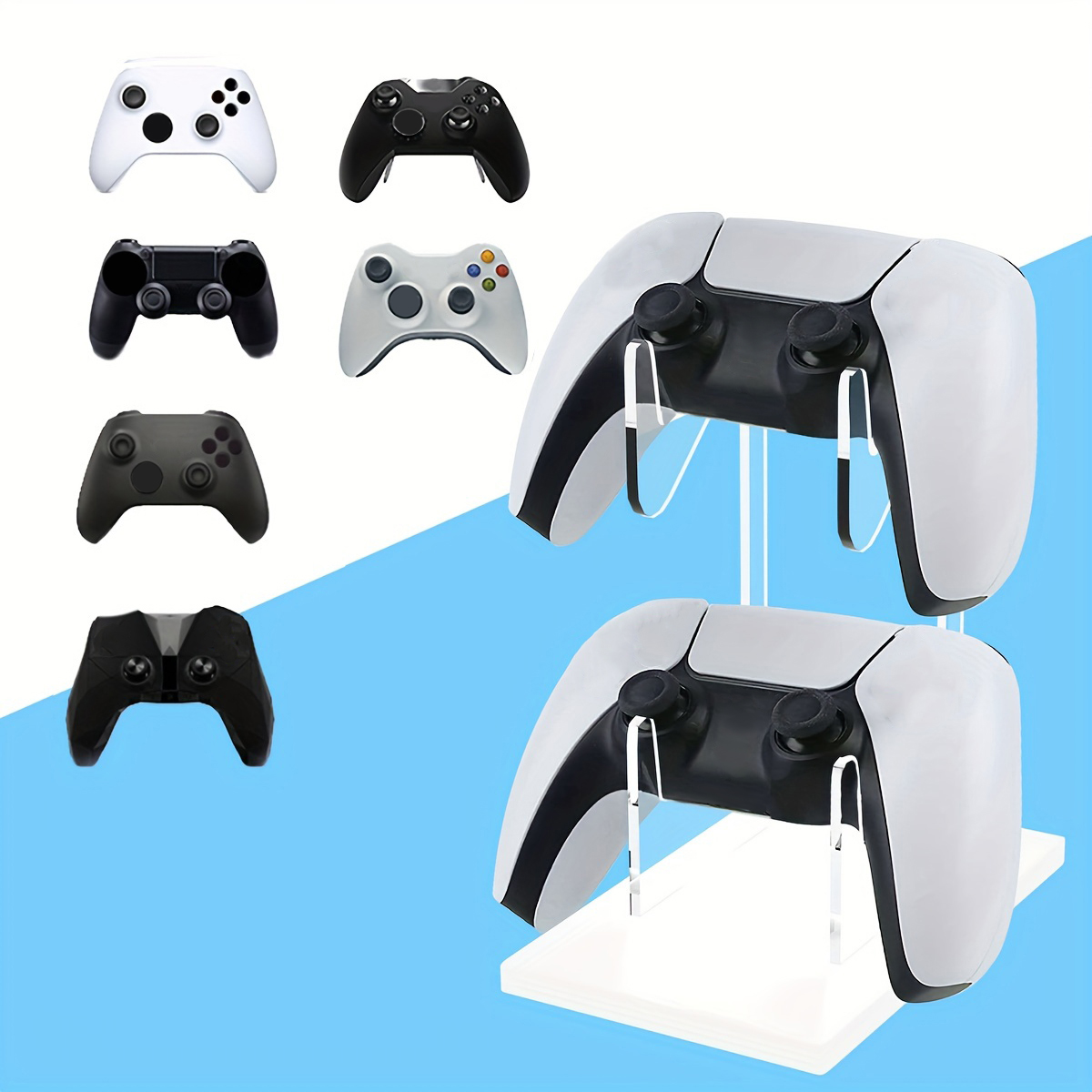 Suporte do controlador do jogo - Gaming Accessories White avaliação e preço